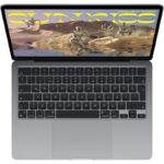 لپ تاپ اپل 13.6 اینچی مدل Apple MacBook Air 2022 Space Gray MLXX3